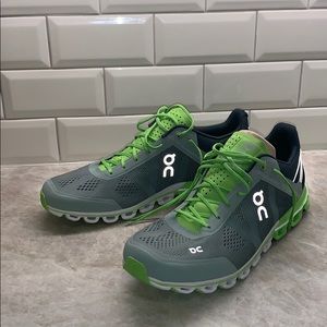 NIB On Cloud Cloudflow running  Moss/Lime green